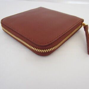 NEW Madewell The Essential Zip Wallet in Warm Cinnamon NN468 NWT $78 Card Slots